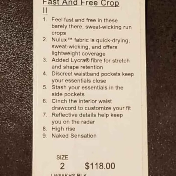 Lululemon Athletica Black Flare Pants - Picture 4 of 4